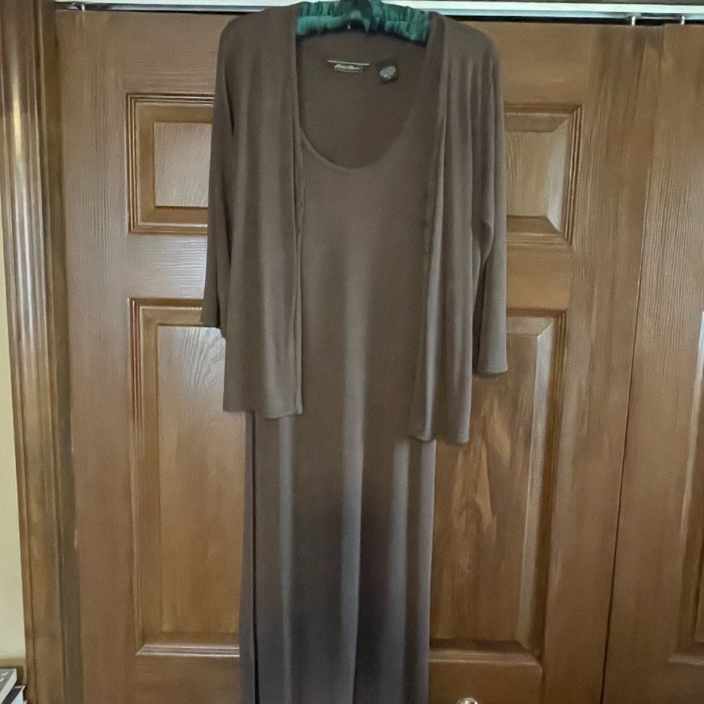 Eddie Bauer Tank Dress w/Jacket Petite S